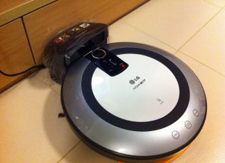รีวิว หุ่นยนต์ดูดฝุ่น LG HOM-BOT VR5906LM LG HOMBOT VR5906LM