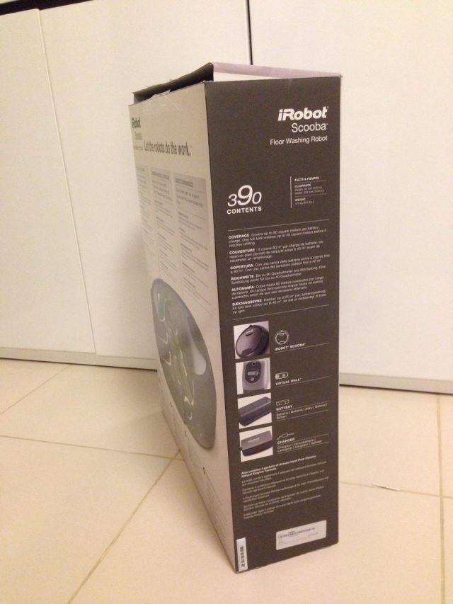 iRobot Scooba 390 Box Left