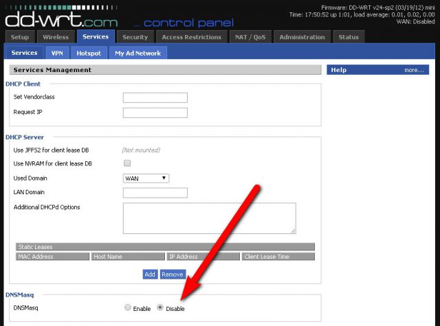 DD-WRT Repeater Advance Routing Setup