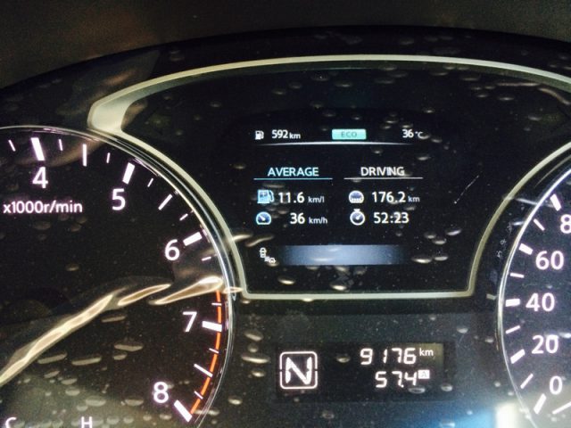 Nissan Teana L33 Intelligent 3D Display Average Driving