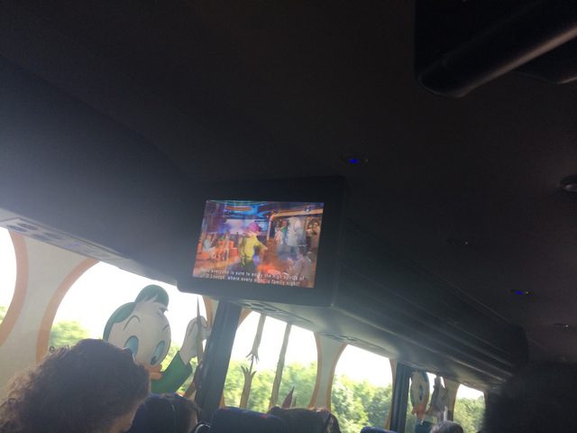 Disney Cruise Line Transportation Bus Inside 2