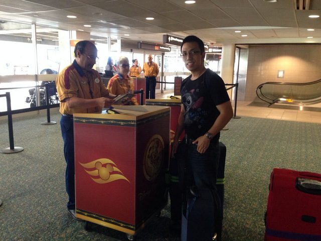 Disney Cruise Line Transportation Checkin Counter