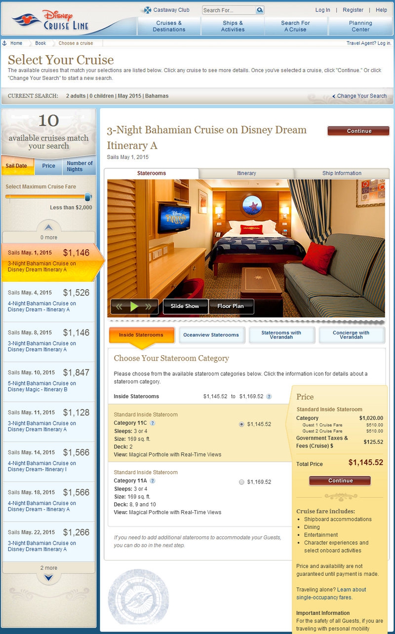 find my disney cruise my reservation