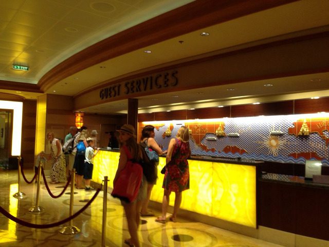 Disney Cruise Dream Guest Service Counter