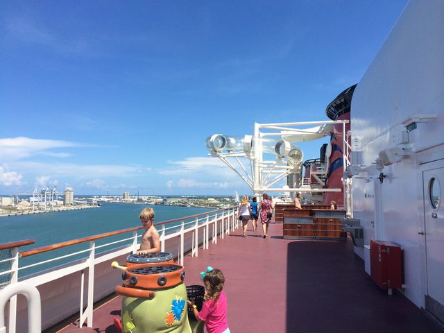 Disney Cruise Dream Roof Deck 1