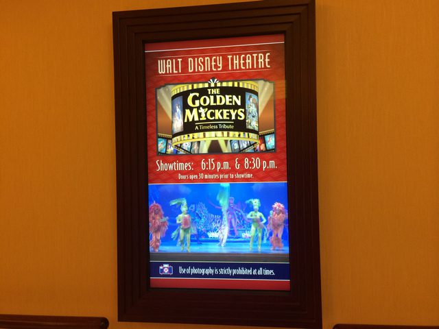 Disney Cruise Dream WaltDisney Theatre 4 Schedule