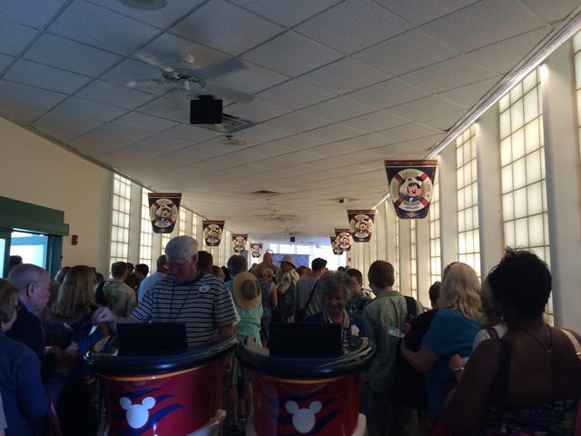 Disney Cruise Line Cruise Terminal Boarding