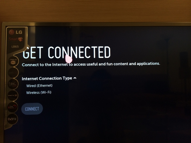 LG SmartTV 32LB650T webOS Internet Setting