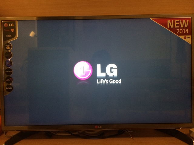 LG SmartTV 32LB650T webOS Welcome Logo LG