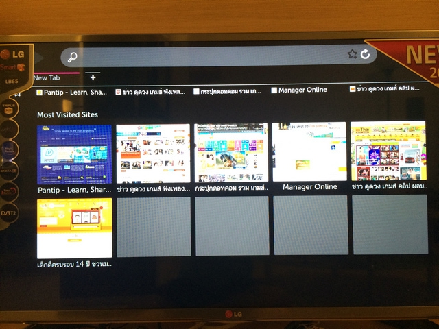 LG SmartTV webOS Browser