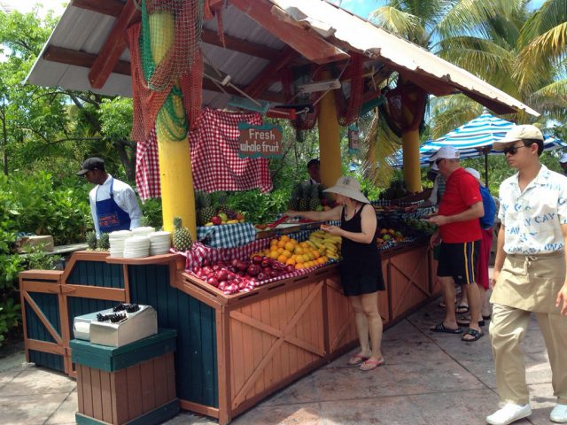 Castaway Cay Island Fruit Booth 1