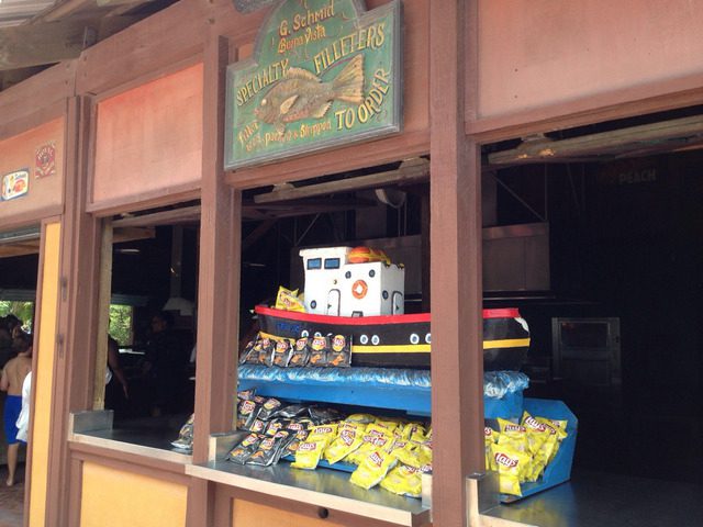 Castaway Cay Island Lunch Booth 1