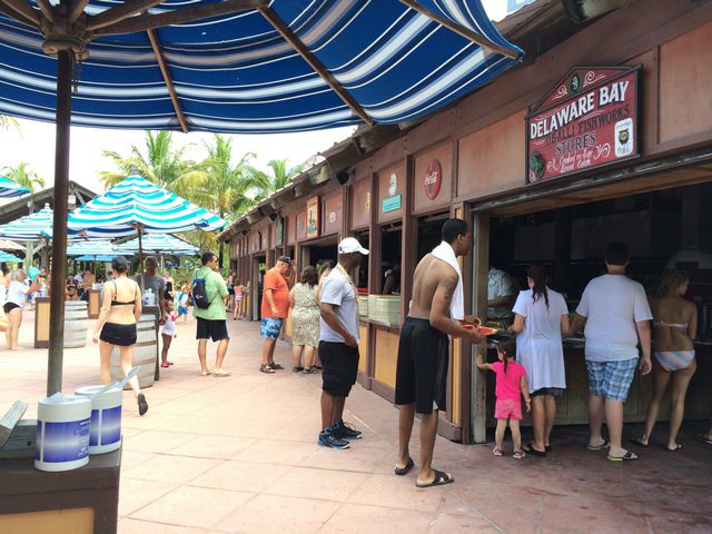 Castaway Cay Island Lunch Booth 2