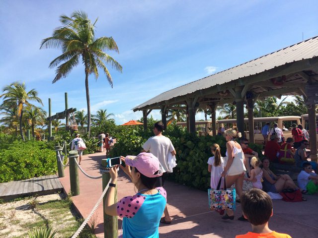 Castaway Cay Island Tram Station