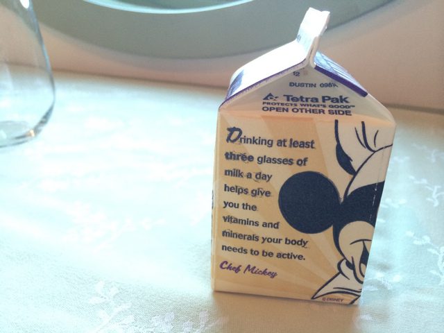 Disney Cruise Dream MickeyMouse Milk 2