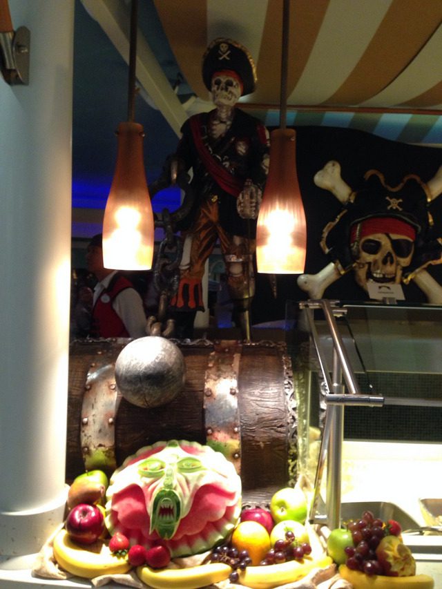 Disney Cruise Dream Pirate Night Party Food 1