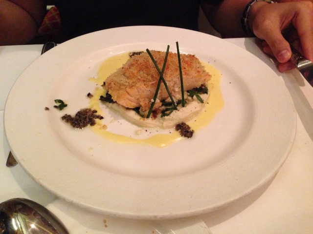 Disney-Cruise-Dream-Royal-Palace-Food-OvenBaked-Salmon-Royale