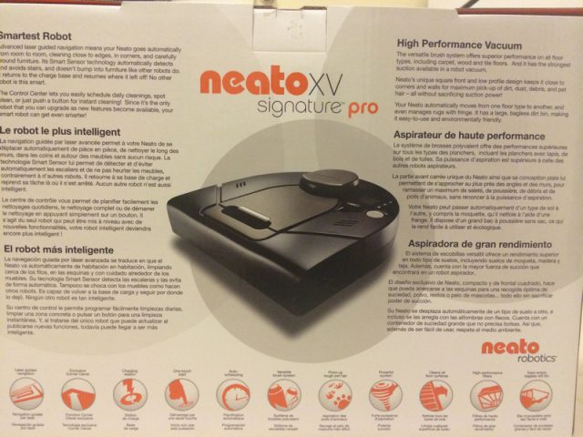 Neato XV Signature Pro Box Rear