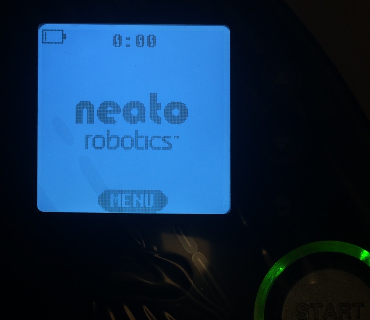 Neato XV Signature Pro Screen Welcome