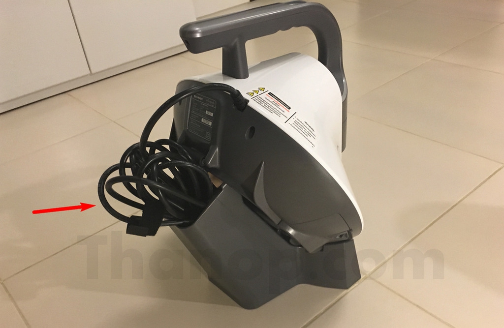 sharp-ec-hx100-stand-with-machine-back