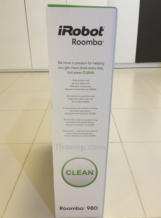 iRobot Roomba 980 Box Left