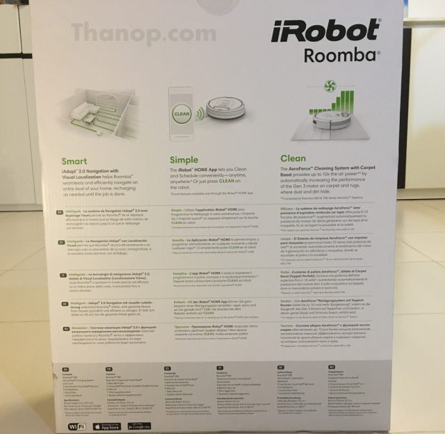 iRobot Roomba 980 Box Rear