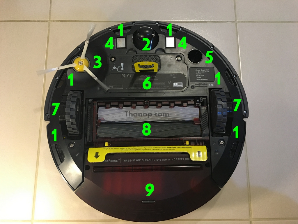 iRobot Roomba 980 Underside