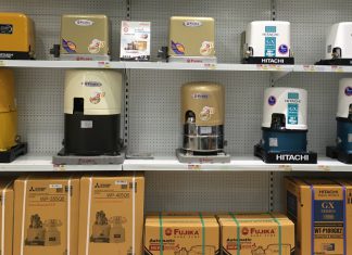 ปั๊มน้ำอัตโนมัติ แบบ ปั๊มน้ำถังกลม กับ ปั๊มน้ำถังเหลี่ยม แตกต่างกันอย่างไร ? Water Pump Featured Image