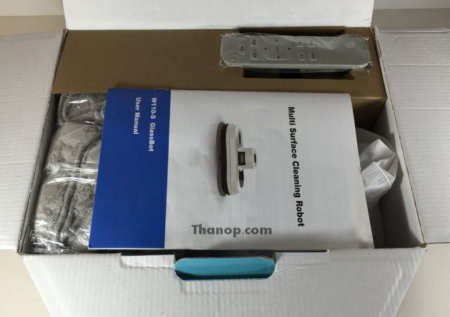 GlassBot W110S Box Unpacked