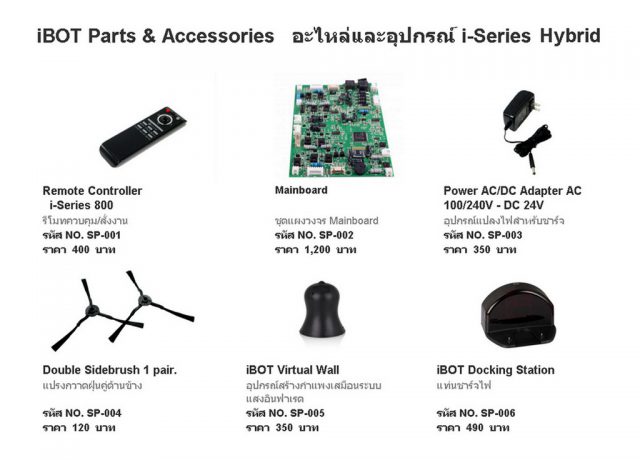 iBOT i800 Hybrid Part Details