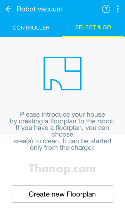 Samsung POWERbot VR9300 App Interface Floorplan Creation