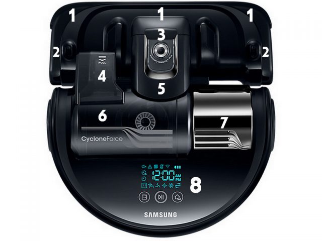 Samsung POWERbot VR9300 Component Top