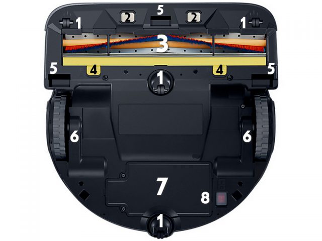 Samsung POWERbot VR9300 Component Underside