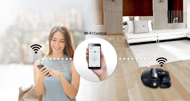 Samsung POWERbot VR9300 Feature Wi-Fi Control