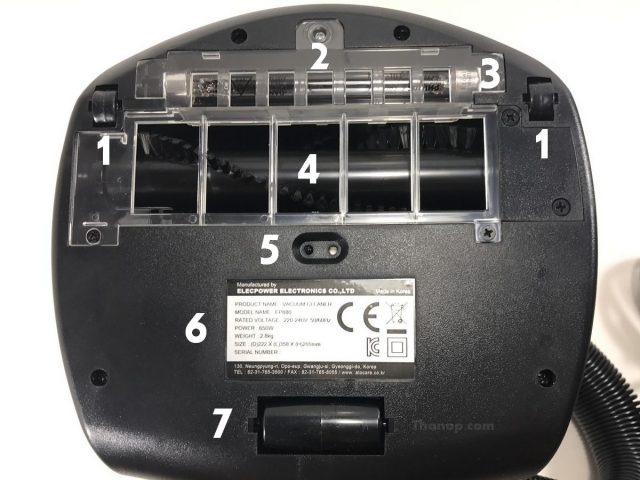 ATOCARE EP880 Component Underside