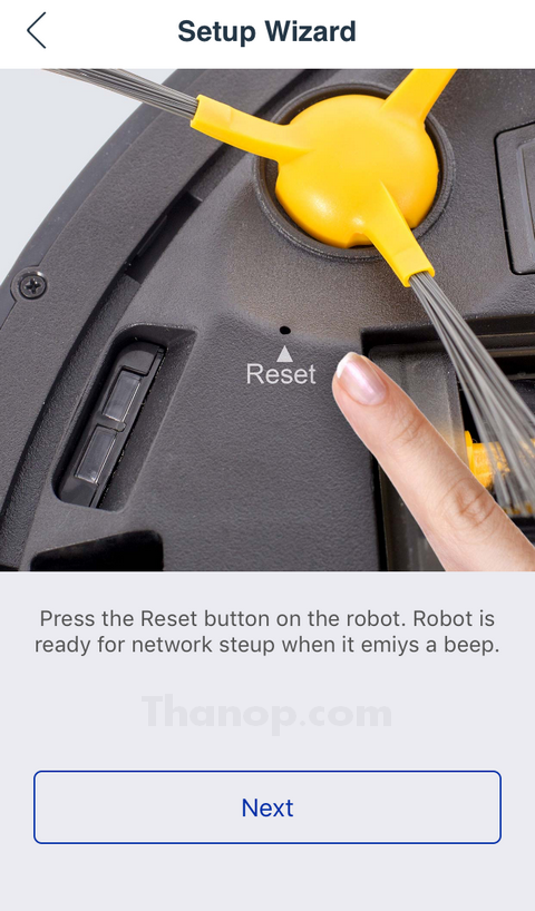 ecovacs-deebot-r95-app-setup-wizard-press-reset-button