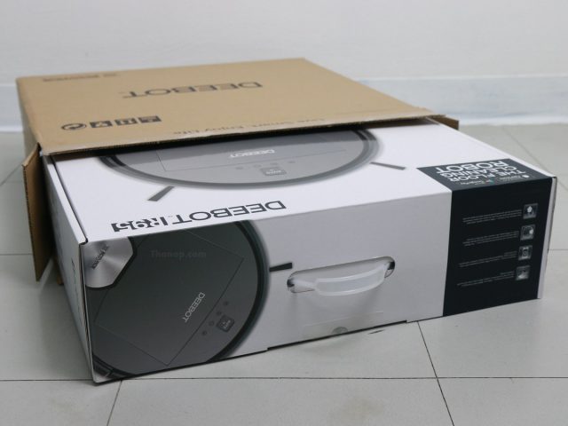 ECOVACS DEEBOT R95 Box Unpacked from Outer Box