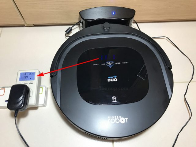 Mister Robot Duo Wi-Fi Power Consumption when Charging