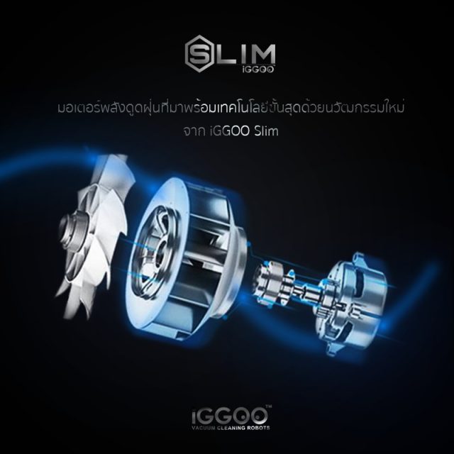 iGGOO Slim Feature Vacuum Fan Motor