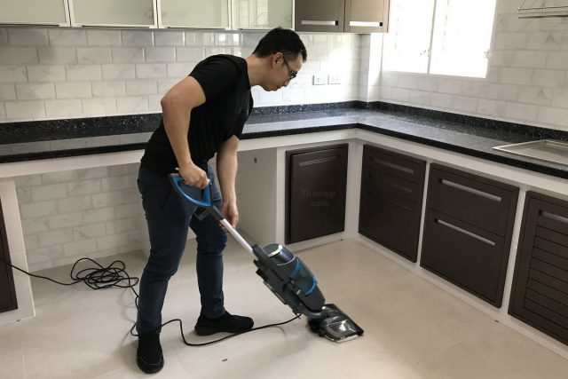 BISSELL Vac and Steam Working with Tile Rough