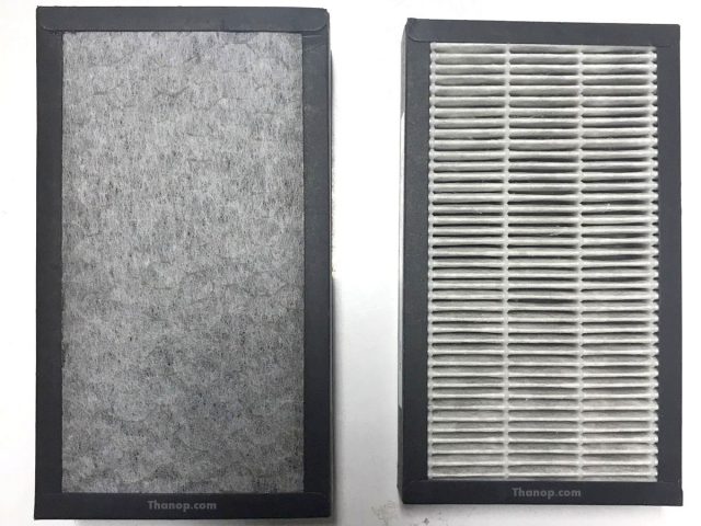 MITSUTA MAP300 (KF-P21) HEPA and Carbon Filter After Used 2