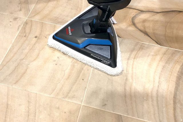 BISSELL PowerFresh Lift-Off Cleaning Bathroom Tile
