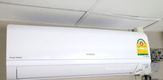 HITACHI Frost Wash แอร์ที่ล้างแอร์เองได้ เสียงเงียบ ประหยัดไฟ ฟอกอากาศได้ HITACHI Frost Wash AX18CJT Featured Image