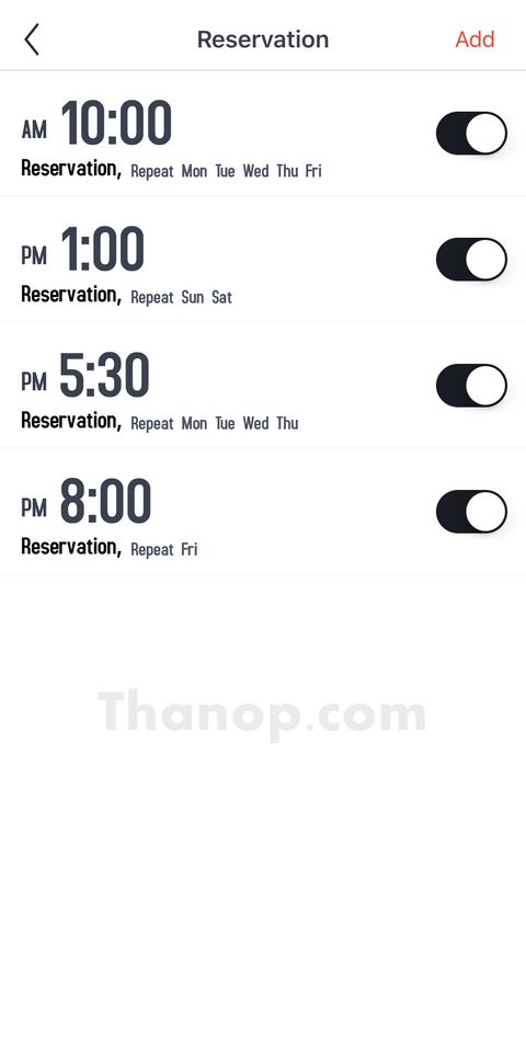 autobot-lazer-app-interface-reservation-list