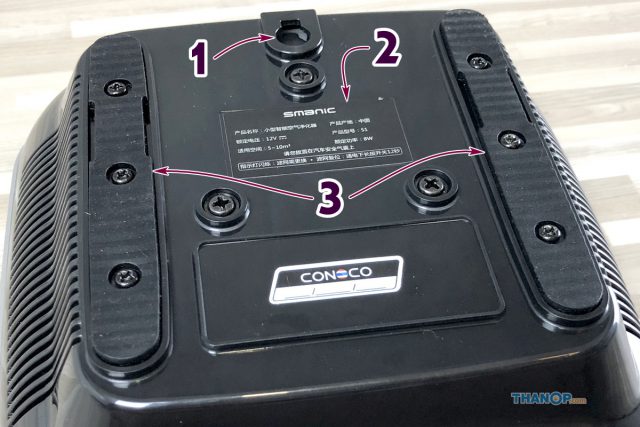 CONOCO Car Air Purifier S1 Component Underside