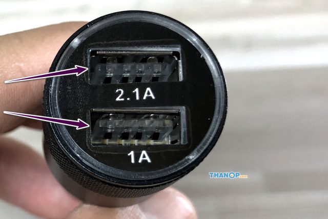 CONOCO Car Air Purifier S1 USB Car Adapter Top