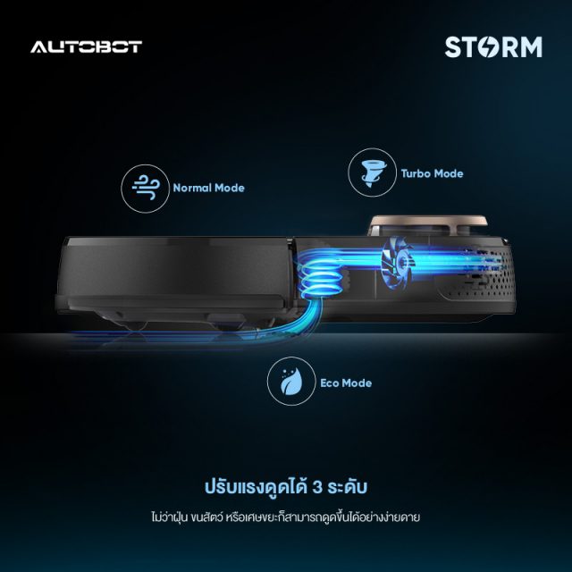 AUTOBOT Storm Feature Three Adjustable Suction Power