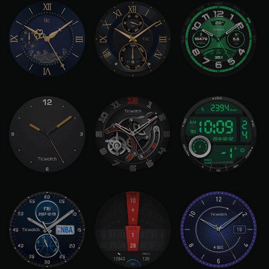 TicWatch Pro Feature Watch Face with Google Play