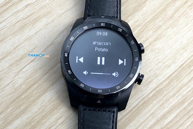 TicWatch Pro Screen Media Control