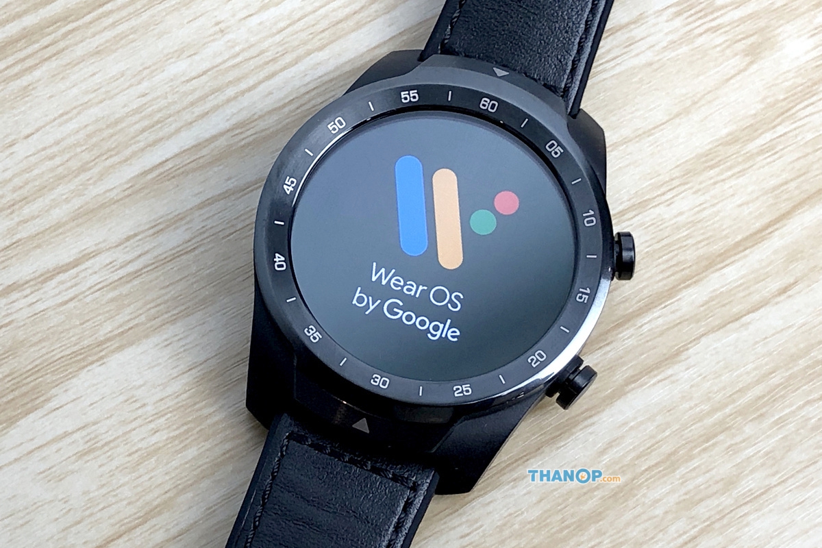 ticwatch-pro-with-wear-os-logo-on-the-amoled-display